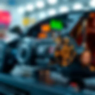 An innovative intelligent motor application in the automotive sector demonstrating advanced technology.