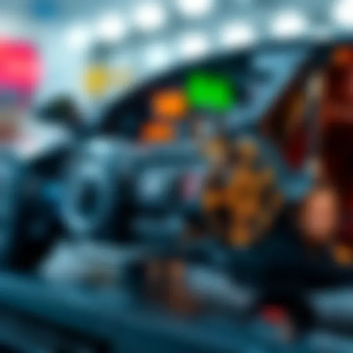 An innovative intelligent motor application in the automotive sector demonstrating advanced technology.