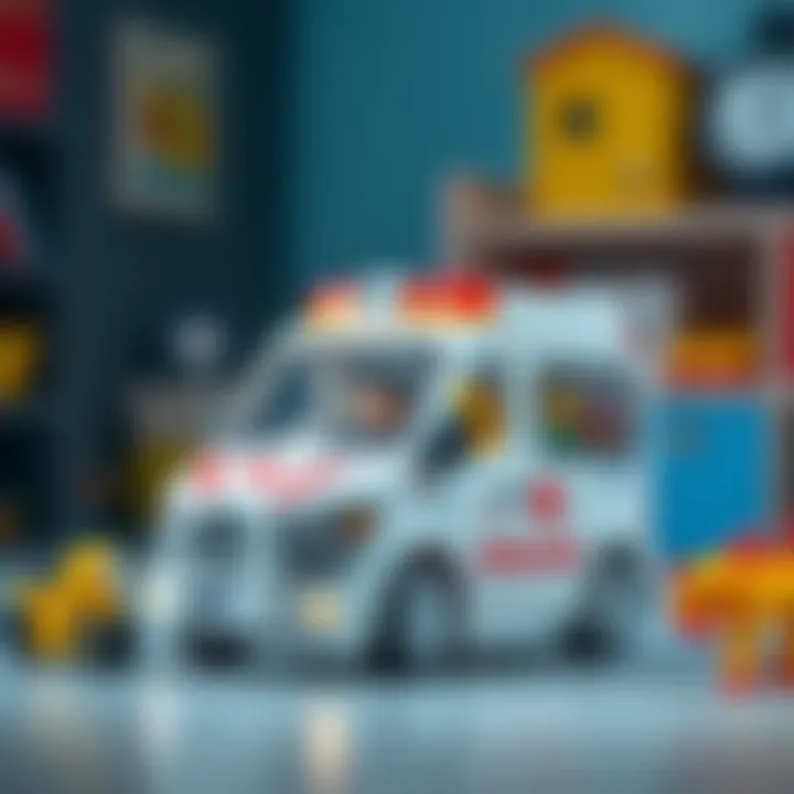 Ambulance Toys in Education An educational setting with ambulance toys aiding in learning