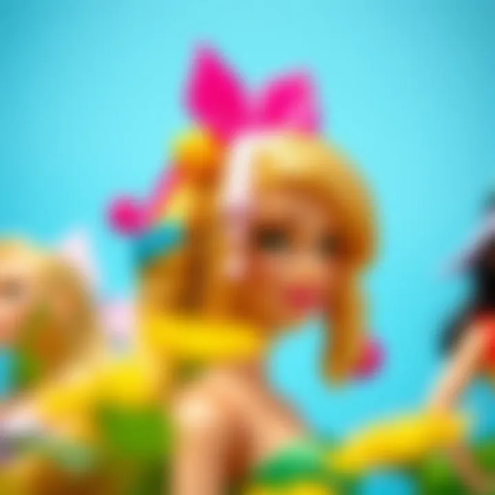 Vibrant Hair Accessories for Barbie Colorful and vibrant Barbie hair accessories