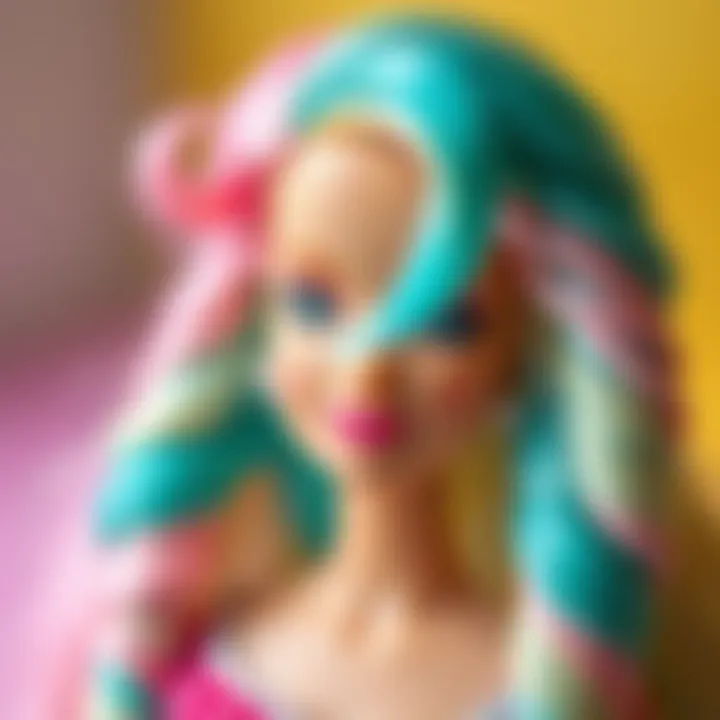 Creative Mixed Styles for Barbie Hair Creative mixed styles of Barbie hair