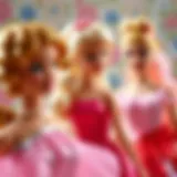Historical evolution of Barbie dolls