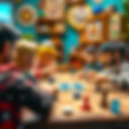 Engaging board game session