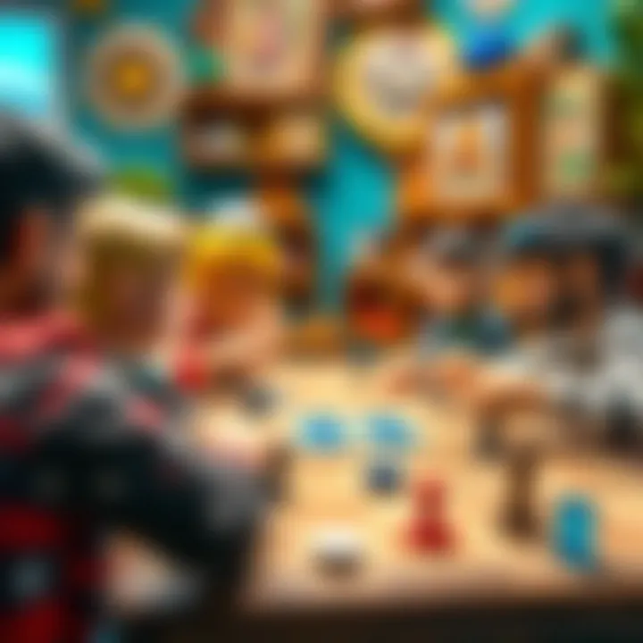 Engaging board game session