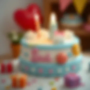 Delicious Cake to Celebrate a Milestone Festive cake design for a boy's first birthday