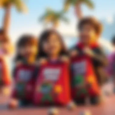 Joyful Moments with Brawl Stars Bags Children enjoying Brawl Stars bags