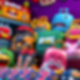 Showcasing various Brawl Stars themed bags