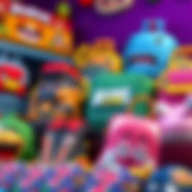 Diverse Collection of Brawl Stars Bags Showcasing various Brawl Stars themed bags