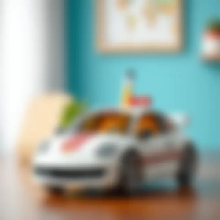 Creative design of a car-shaped pencil case for children