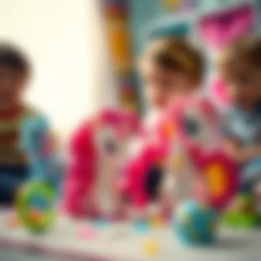 Children engaging in imaginative play with My Little Pony toys.