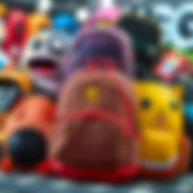 A variety of stylish and functional children's backpacks displayed together