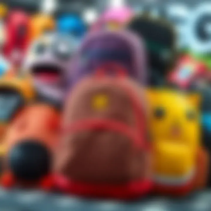 A variety of stylish and functional children's backpacks displayed together