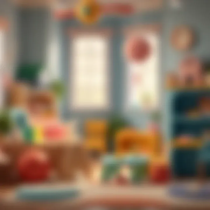 Creative play spaces fostering developmental skills