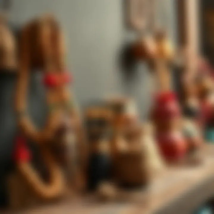 Cultural Heritage of Bag Beads A historic display of traditional bag beads from various cultures