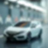 Sleek design of the Honda Civic remote-controlled car