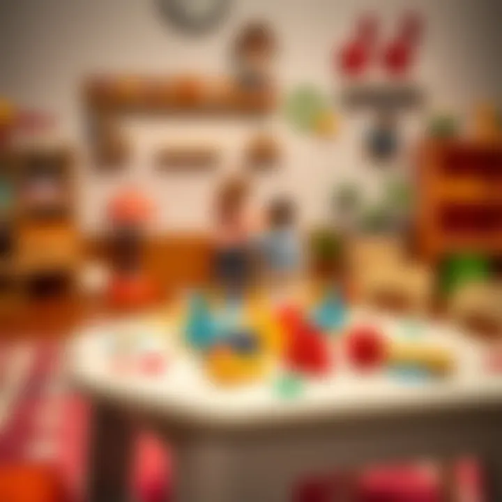 Functional IKEA play table for child development