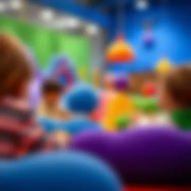 Interactive learning through soft play areas