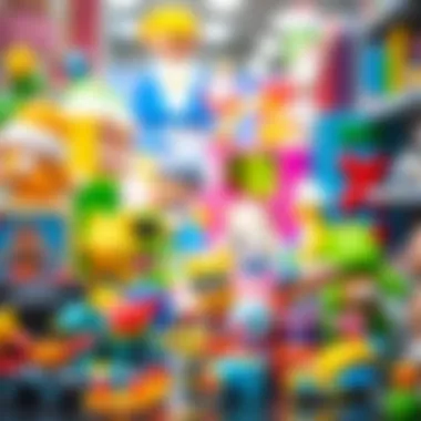 Trendy Toys for Kids Trendy toys for various age groups highlighted on a display.