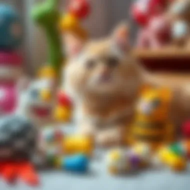 Trendy Toys for Healthy Cat Development An assortment of modern cat toys and their benefits