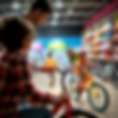 Selecting the Right Kidzy Bicycle Parents and kids selecting the perfect Kidzy bicycle together