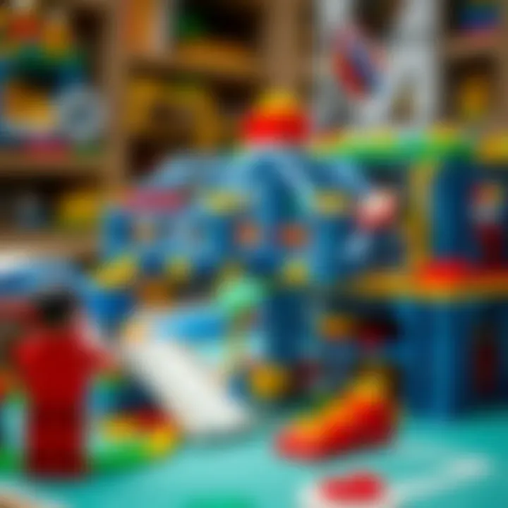 Demonstrating Problem-Solving with a Lego Structure A complex Lego structure demonstrating problem-solving