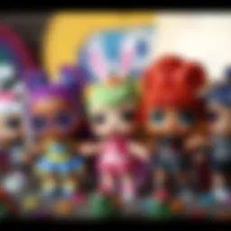 Vibrant characters showcasing their unique traits.