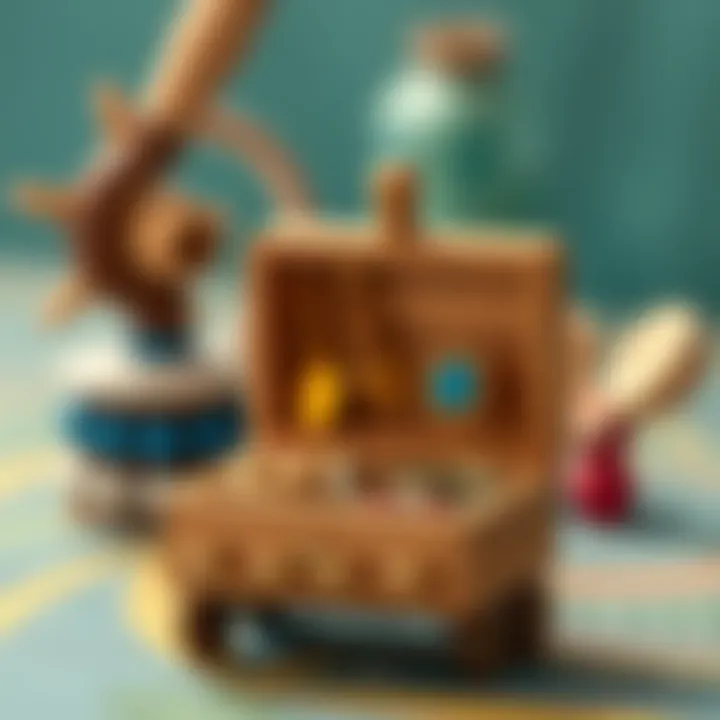 Artisan-crafted mini jewelry box made from sustainable materials