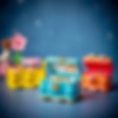 Colorful mini jewelry boxes designed for children