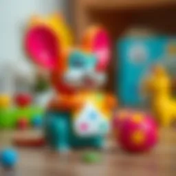 A vibrant Minimouse toy designed for educational play.