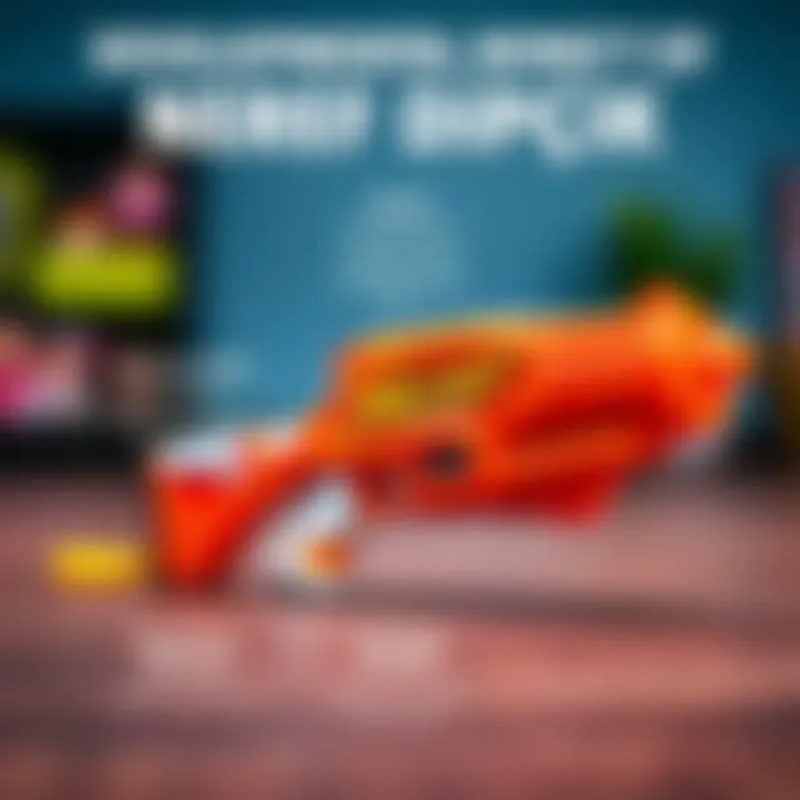 A diagram illustrating the developmental benefits of playing with Nerf dipçik