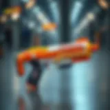 Innovative Design of Nerf Dipçik An artistic representation of the Nerf dipçik showcasing its innovative design