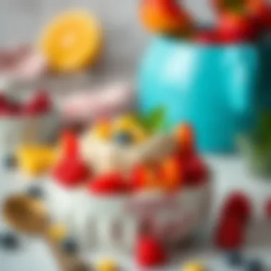 Wholesome Oatmeal Delight Smooth and creamy oatmeal topped with fruits