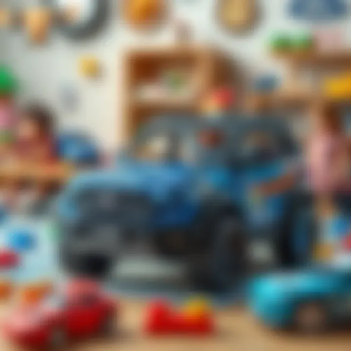 Imaginative Play with Ford Toys Children engaging in imaginative play with Ford-themed toys.
