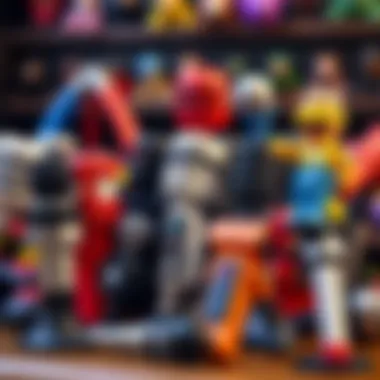 A collection of various toy microphones for enthusiasts