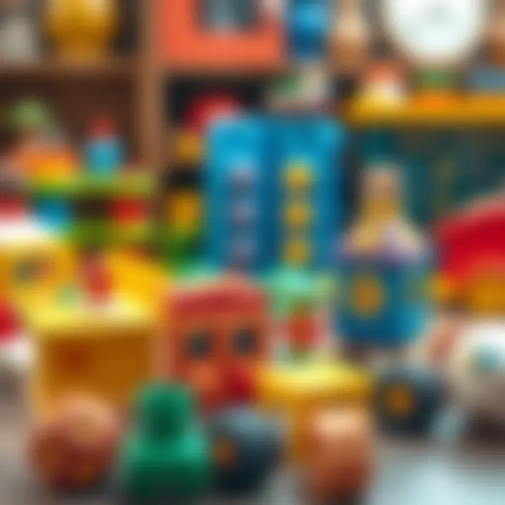 Educational Toys for Cognitive Development A diverse array of educational toys for children