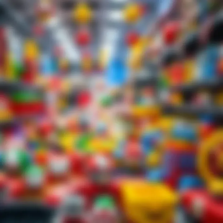 Current Trends in the Toy Industry Recent trends in the toy industry showcased in a colorful display
