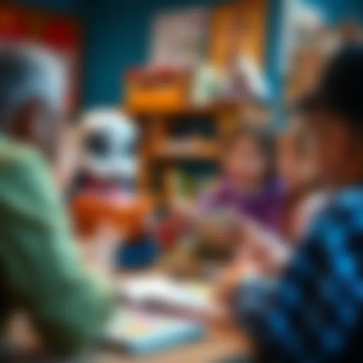 Discussion on Children's Book Selections Parents and educators discussing children's book selections