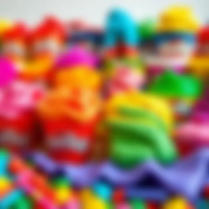 Vibrant Collection of Play Doh Colors Colorful Play Doh Set Display