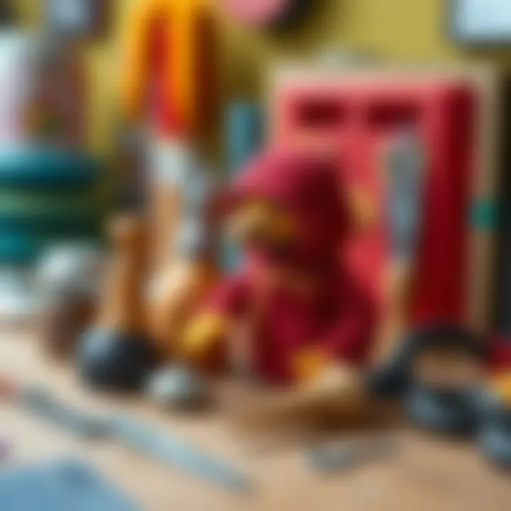 Crafting tools for puppet creation