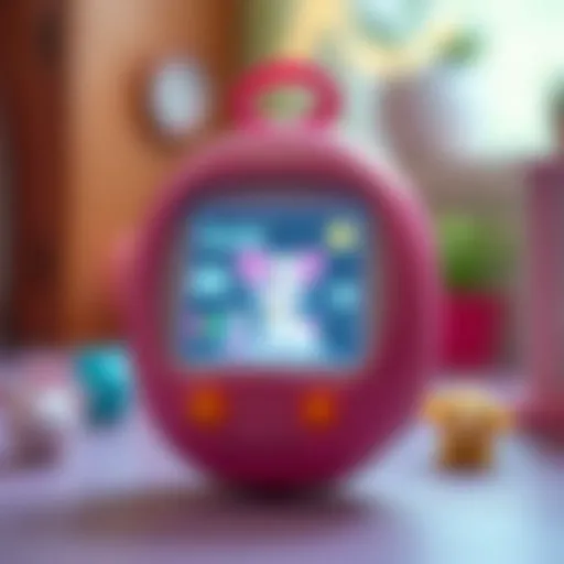 Virtual pet concept illustration
