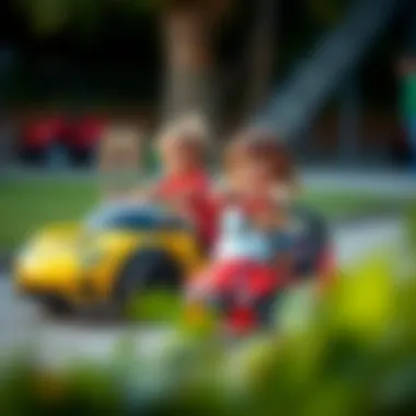 Developing Motor Skills with Toros Electric Cars Children developing motor skills while playing with Toros electric cars.