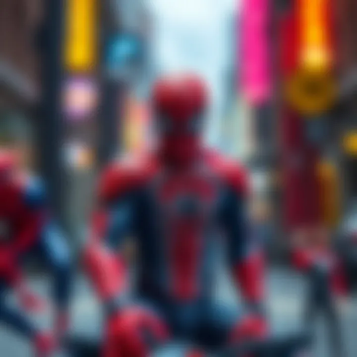 Spiderman's Influence on the Toy Industry A visual exploration of the toy industry influenced by the trilogy of Spiderman characters.