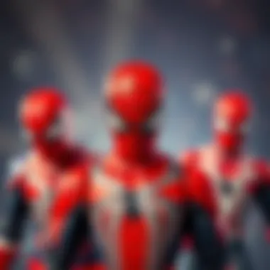 Three Generations of Spiderman A collage of the three generations of Spiderman showcasing their unique styles and attributes.