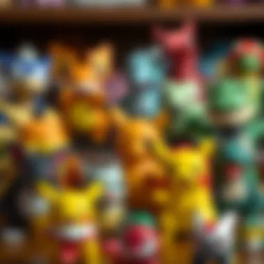 Pokemon Toy Collection A collection of Pokemon toys showcasing various characters popular in Turkey.