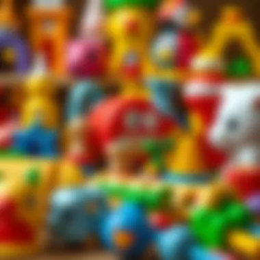 Diverse Developmental Toys A colorful array of developmental toys for children