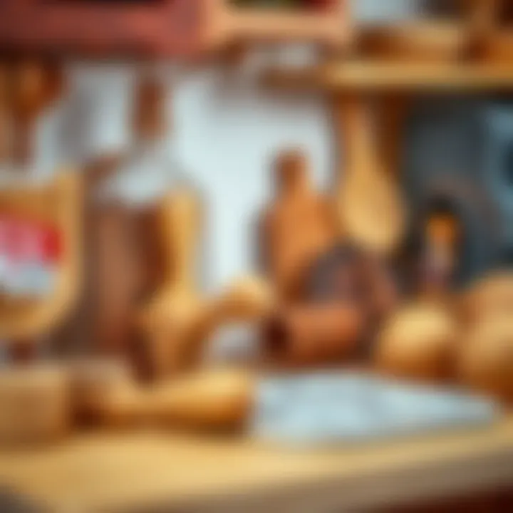 Intricate Wooden Kitchen Accessories for Roleplay Detailed view of wooden kitchen accessories
