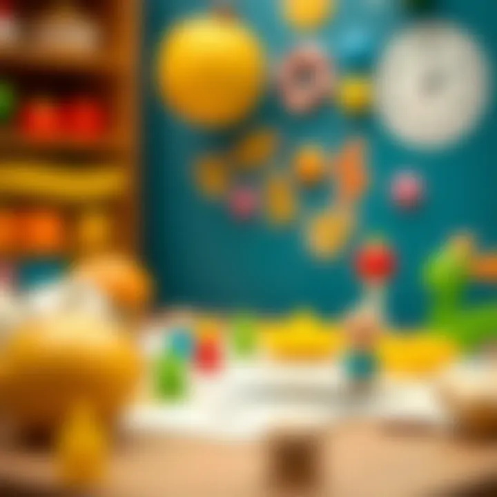 Educational Aspects of Food Games Educational benefits of food-themed games showcased through visual elements